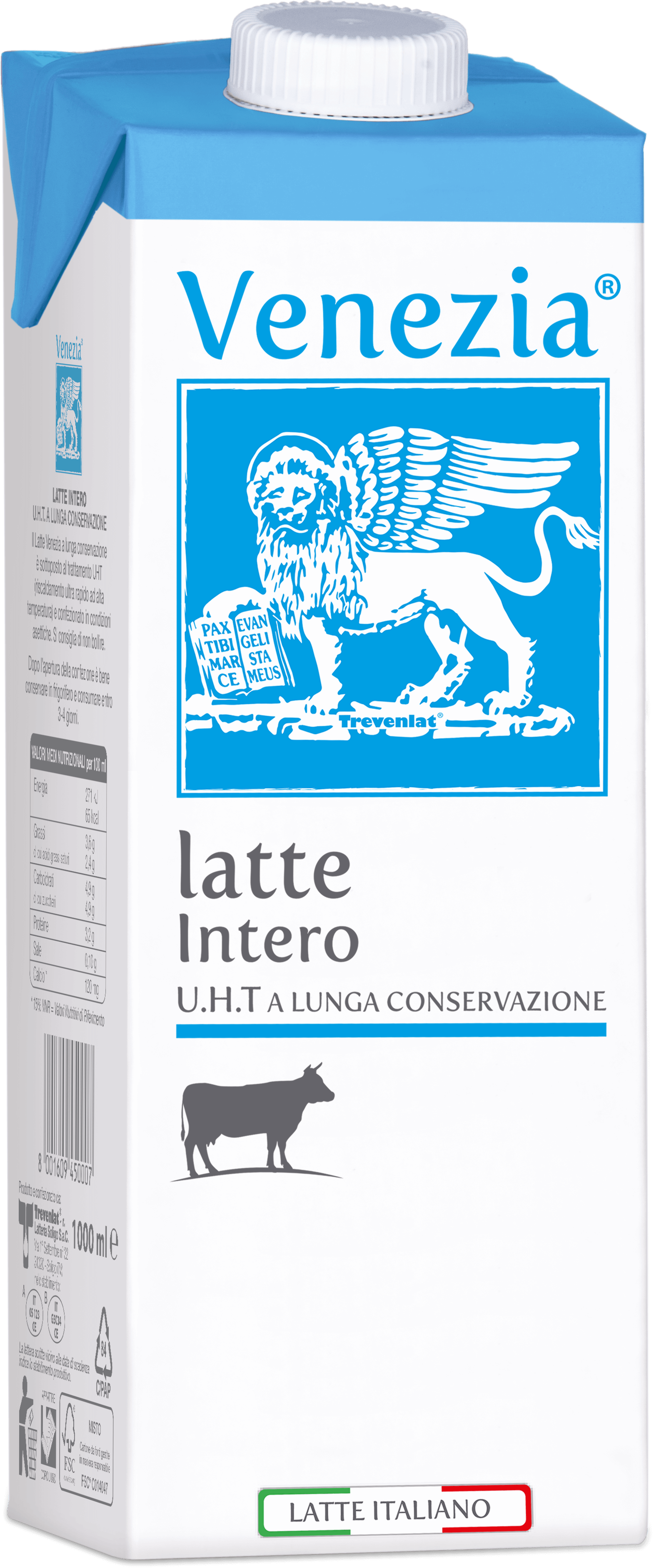 Latte UHT Intero 1000ml - Latteria Soligo