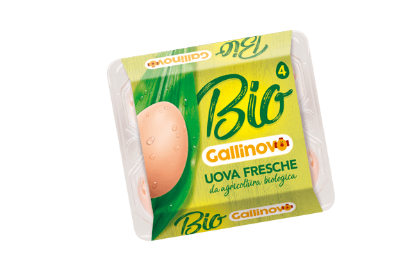 Le Biologiche 4 Uova fresche Cat. A - Vario calibro - GALLINOVO SRL -  MyBusinessCibus