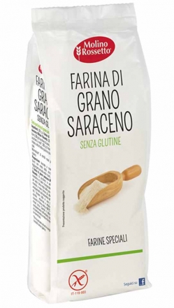 FARINA DI GRANO SARACENO SENZA GLUTINE - 500g - - MOLINO ROSSETTO SPA -  MyBusinessCibus