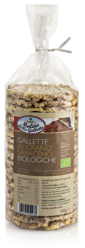 GALLETTE AL GRANO SARACENO BIOLOGICHE - CASTELFOOD SRL - MyBusinessCibus