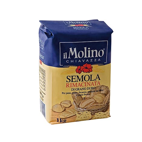 Semola rimacinata di grano duro 1kg - MOLINO F.LLI CHIAVAZZA SPA -  MyBusinessCibus