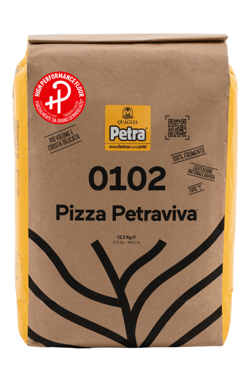 Farina PETRA 0102 HP tipo 1 con grano parzialmente germogliato, per pane,  pizza e focaccia - PETRA MOLINO QUAGLIA - MyBusinessCibus