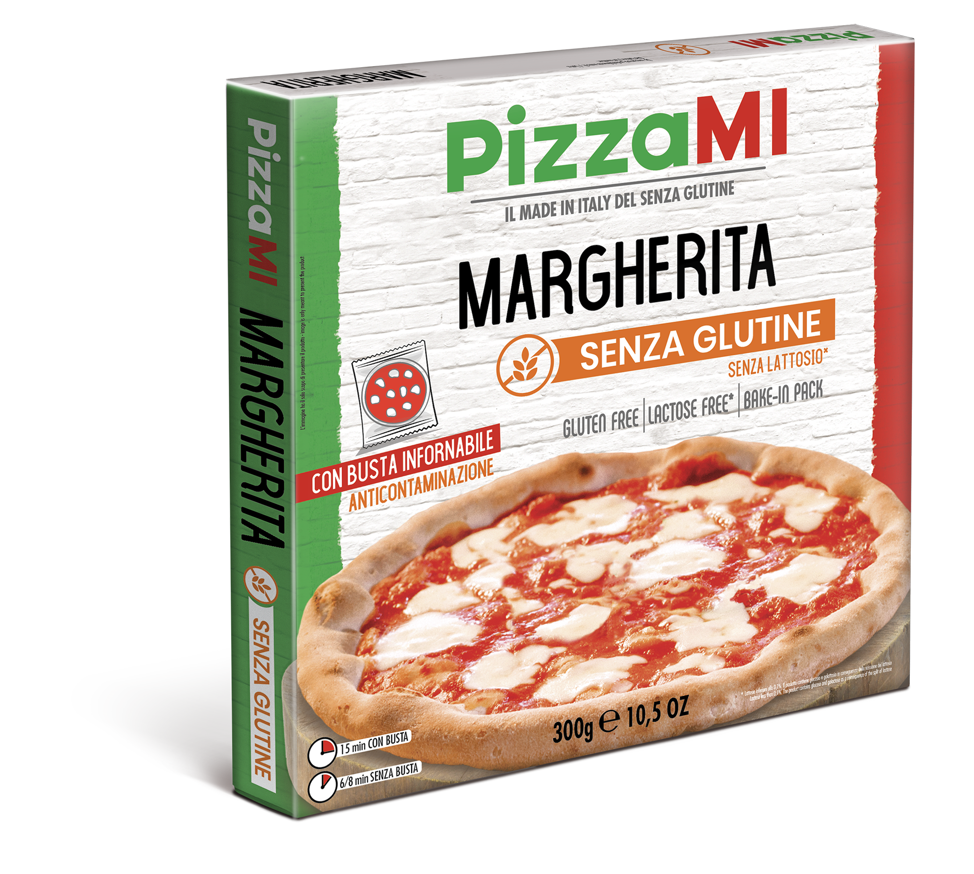 Pizza margherita surgelata senza glutine e senza lattosio amo essere senza  glutine