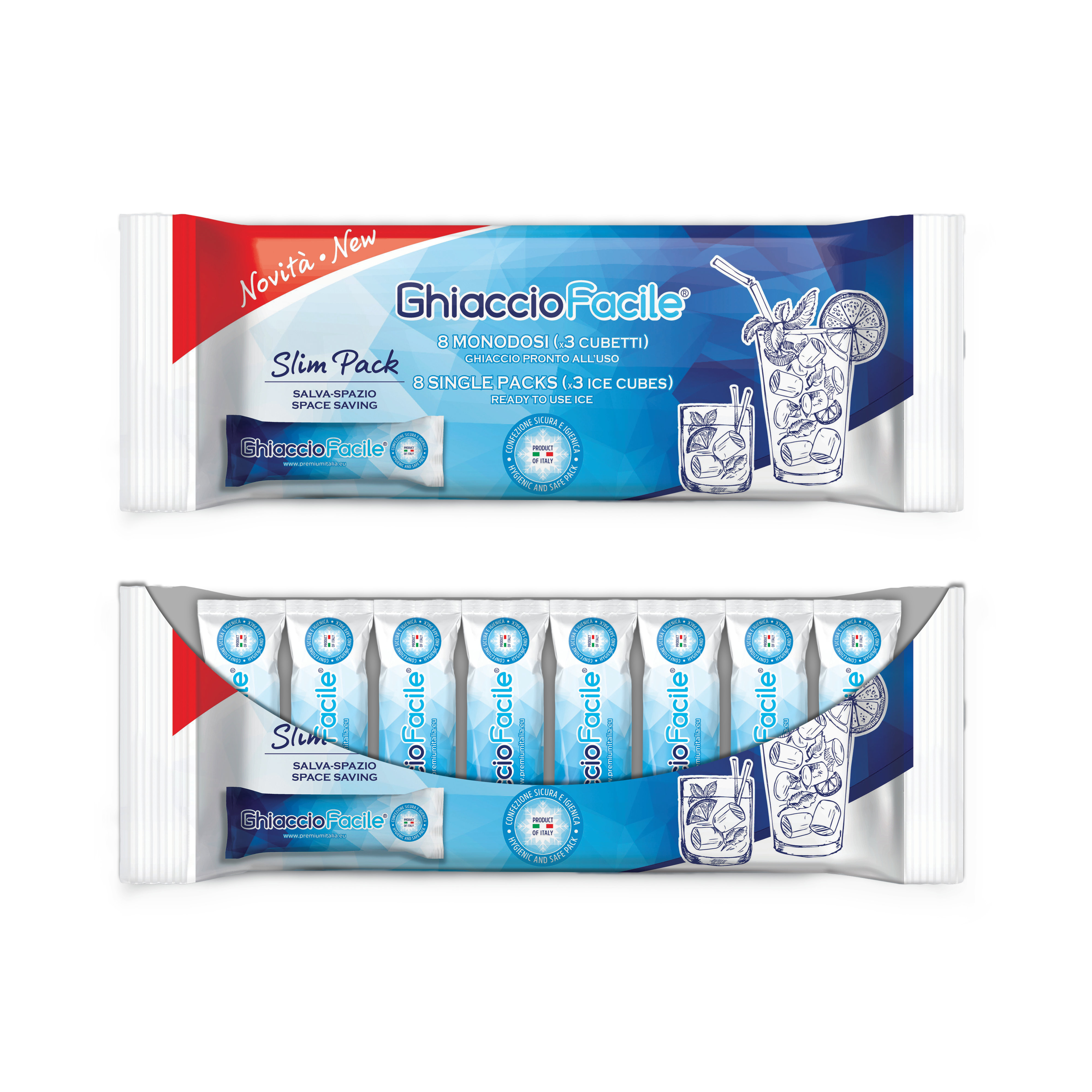 Easy Ice Slim Pack single-dose - PREMIUM ITALIA SRL GHIACCIO FACILE -  MyBusinessCibus